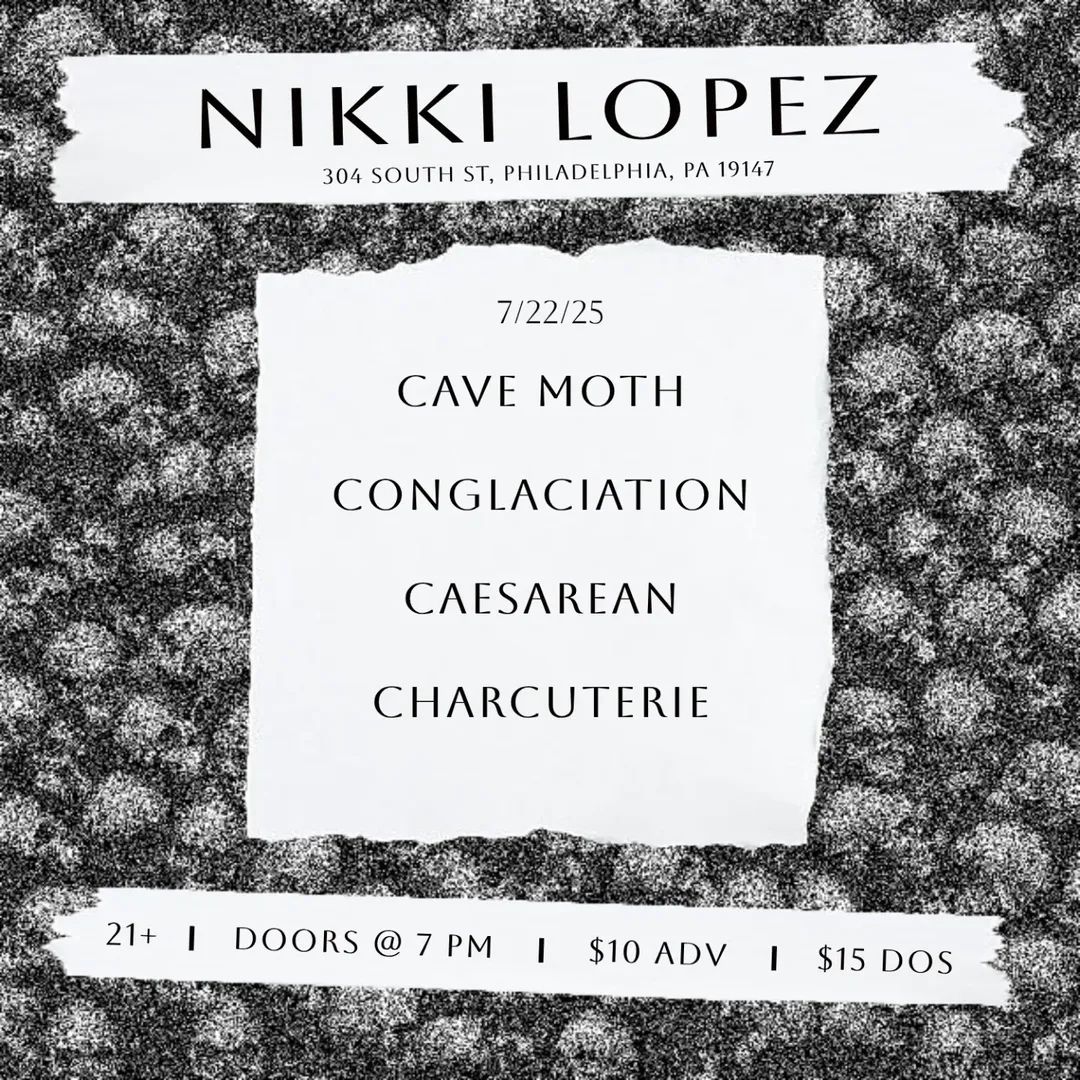 July 22, 2025 show flyer